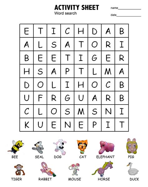 printable word search  kids activity shelter