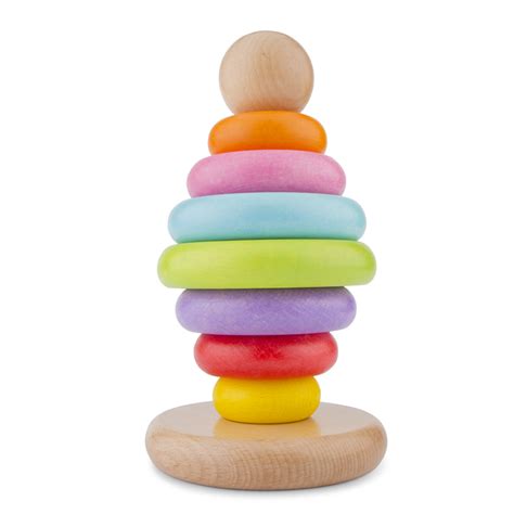 classic toys rainbow stacking toy  classic toys