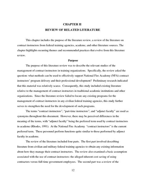 review  related literature  thesis literature review pinterest