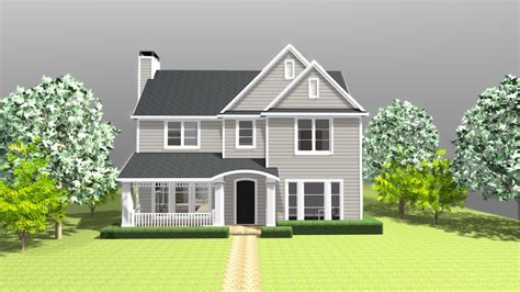 small suburban home  fbx buy royalty   model  metaroy