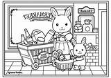 Coloring Critters Sylvanian Calico Families Pages Printable Market Critter Print Colouring Family Kids Color Baby Sheets Super House School Sylvania sketch template