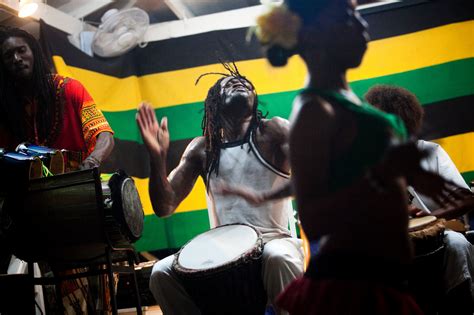 Jamaican People Dancing Reggae
