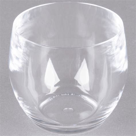 get sw 1460 cl 8 oz clear plastic stemless wine glass 24 case
