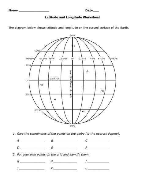 super teacher worksheets latitude  longitude kidsworksheetfun