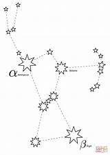 Orion Constellation Coloring Pages Constellations Printable Supercoloring Dot Star Stars Drawing Cartoons Crafts Tattoos Dog sketch template
