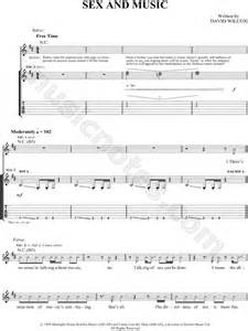 david wilcox sex and music guitar tab in d major