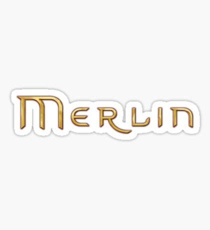 merlin stickers merlin logo sticker tv show logos