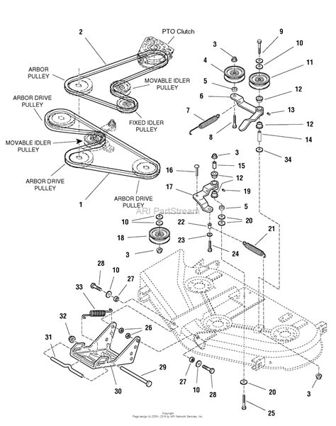 simplicity   mower deck parts diagram   mower deck clutch support group