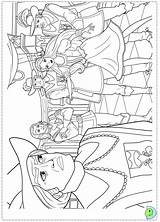 Coloring Three Dinokids Close Print Pages Barbie sketch template