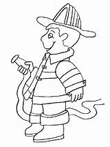 Coloring Pages Fire Fireman Firemen Fighter Color Fire4 Safety Firefighter Printable Colouring Kids Print Hose Dibujos Colorear Bomberos Para Getdrawings sketch template