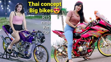 thai concept big bikes thailook  cbr krr  youtube