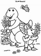 Coloring Pages Barney sketch template