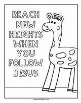 Coloring Bible Kids Printables Jesus Follow Pages Worksheets Activities Worksheet Christian God Printable Sunday sketch template