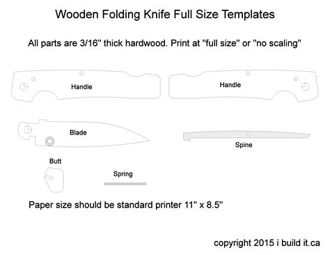 wooden pocket knife  hand tools ibuilditca