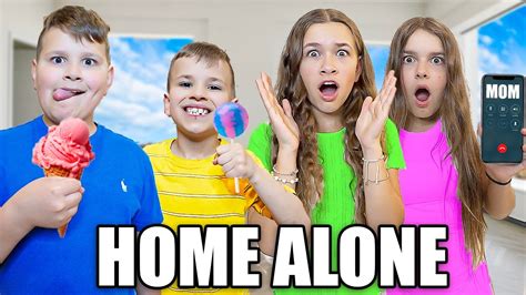 Home Alone With My 3 Siblings 😱 Youtube