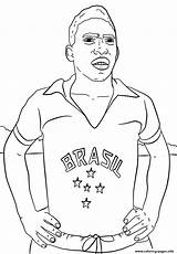 Pele Coloring Pages Soccer Printable Football Print Brazil Color Players Sheets Player Drawing Pelé History Month Drawings Categories Info sketch template