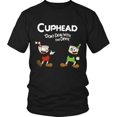 Cuphead Men Shirt Cuphead Don T Deal With The Devil Funny