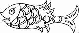 Schuppen Fisch Tiere Coloriage Poissons Coloriages Malvorlage Ausmalbild sketch template