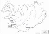 Iceland Boundaries Islande sketch template