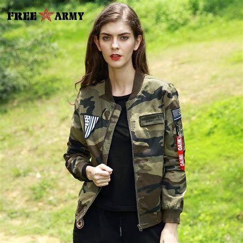 camouflage jacket women military jacket women army camouflage