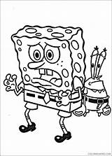 Pages Spongebob Squarepants Coloring Coloring4free Krabby Patty sketch template