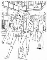 Coloring Fashion Pages Show Kids Print Color Getcolorings Designer Barbie Pag Getdrawings Printable Colorings sketch template