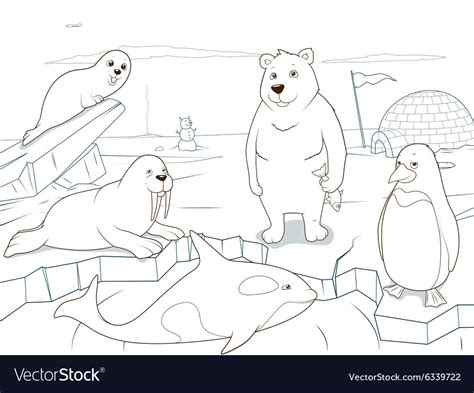 arctic scene coloring pages printable coloring pages