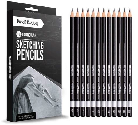 buy pencil buddies sketch pencils  drawing triangular drawing