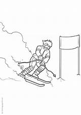 Skifahren Ausmalbilder Ausmalbild Hiihto Varityskuvia Tulosta Imprimir sketch template