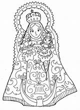 Virgen Valle Guadalupe Señora Consolation Utrera Lourdes Consolación María Patron Virgencita Religioso Reliartes Urkupiña Consolacion Montañas Villamartín sketch template