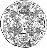 Aztec Coloring Pages Calendar Mayan Drawing Print Pattern Tribal Color Printable Getdrawings Colorings Getcolorings Template Sheets Sketch Drawings Designs Swastika sketch template
