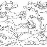 Dragon Colouring Pdf Contest Digital sketch template