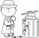 Detective Clipart Clipground sketch template