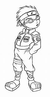 Naruto Chibi Coloring Aoba Pages Lines Deviantart Kimberly Castello Template sketch template