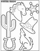 Cowgirl Coloring Charm Pages Crayola sketch template