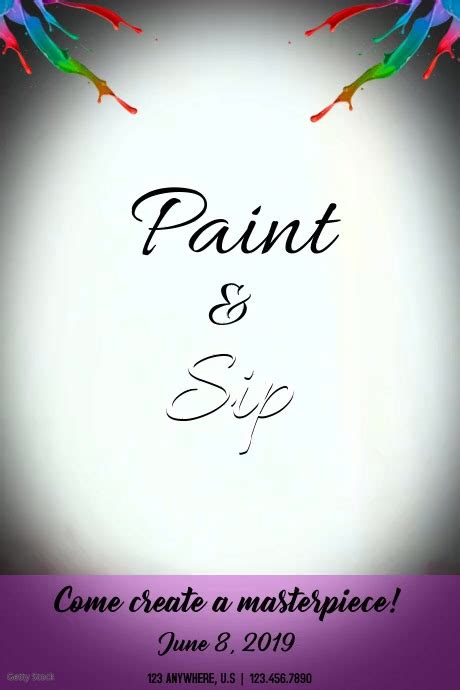paint  sip template postermywall
