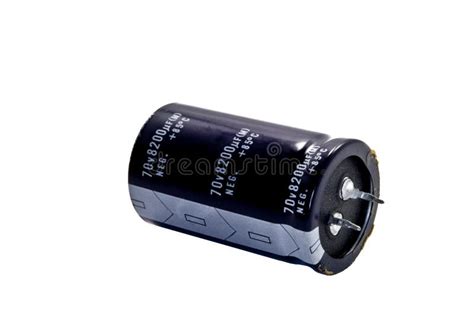 elektrolytische condensator stock afbeelding image  elektro condensator