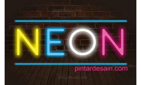 neon light text effect corel pintardesaincom