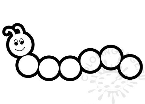 happy caterpillar coloring page preschool coloring page