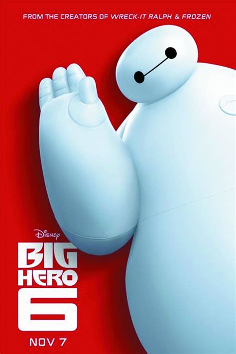 24 X36 Inch Big Hero 6 Dis Baymax Movie Poster Custom Art Print