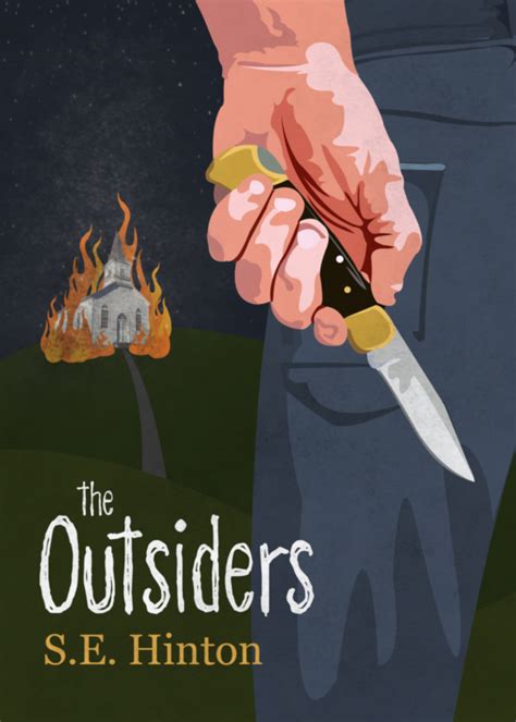 outsiders book cover  behance