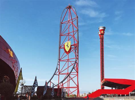rides  ferrari land  spains portaventura