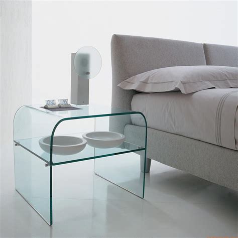Anemone Curved Glass Table Klarity Glass Furniture
