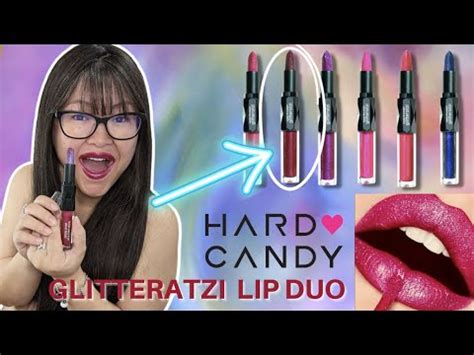 hard candy glitteratzi lipstick lip duo crystal fiery facets daily