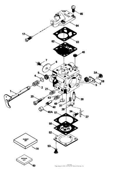 tecumseh tec  parts diagram  carburetor