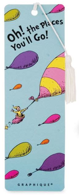 oh the places you ll go bookmark by dr seuss 9781621979418 item