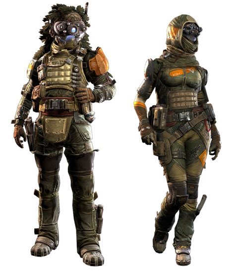 Sniper Militia Pilot Titanfall Sci Fi Armor Combat Armor