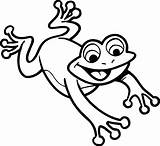 Jumping Hopping Grenouille Ecrire sketch template