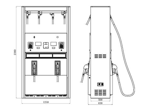 fuel dispenser multi nozzle fuel dispensing equipment beilin