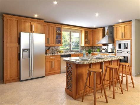natural wood kitchen cabinets bing images planchers de cuisine cuisine plancher